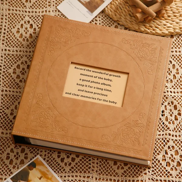 800 Pictures Pockets 5 Inch Photo Album Interstitial Photos Book Case Kid Memory Leather Covers Family Album Wedding Gift 6