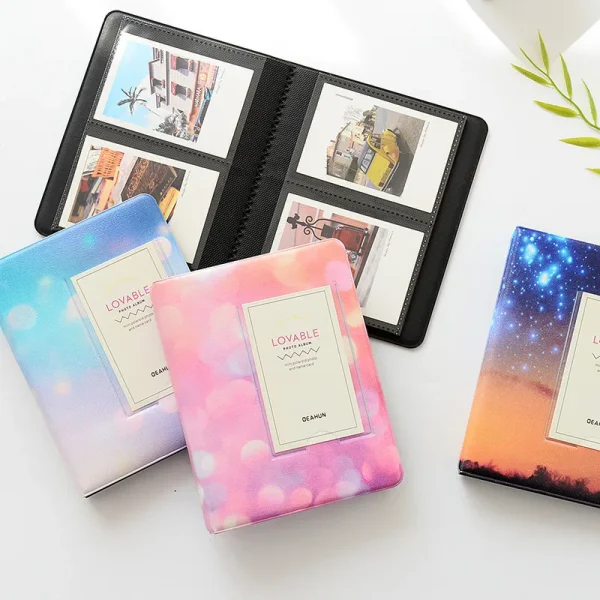64 Pockets 3 Inch Mini Film Photo Album Book For Fujifilm Instax Mini LiPlay 11 9 8 7s 70 25 90 Instant Camera Film Card Holder 3