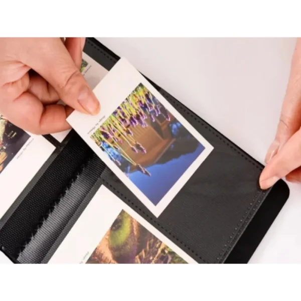 Retro 3 Inches 64 Pocket Photo Album Mini Instant Album Polaroid Photo Album Picture Case Storage for Fuji Instax Mini 9/8/70/7s 2
