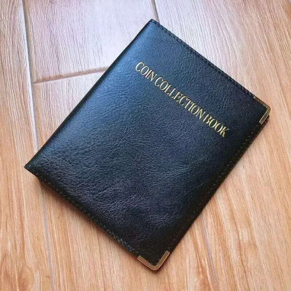 120/360 Pockets Coin Collection Book 10/20 Pages Coin Collection Holder Album Commemorative Coin Organizer Storage 4
