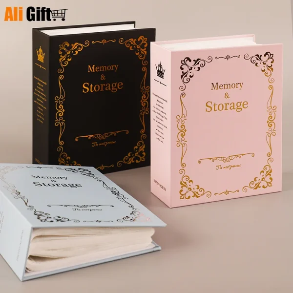 100 Pockets 6 Inch Photograph Storage Scrapbooking Picture Case Photo Album Frame for Kids Children 1