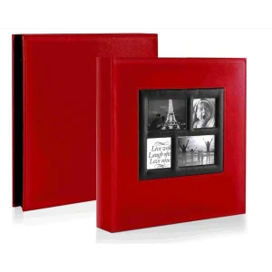 Album 4x6 500 Pocket Photos,Large Capacity Family Wedding Album Holds 500 Horizontal and Vertical Photos 1