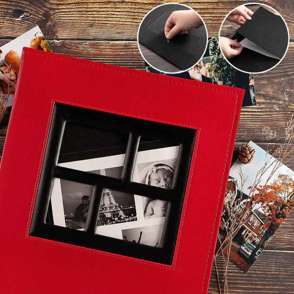 Album 4x6 500 Pocket Photos,Large Capacity Family Wedding Album Holds 500 Horizontal and Vertical Photos 5