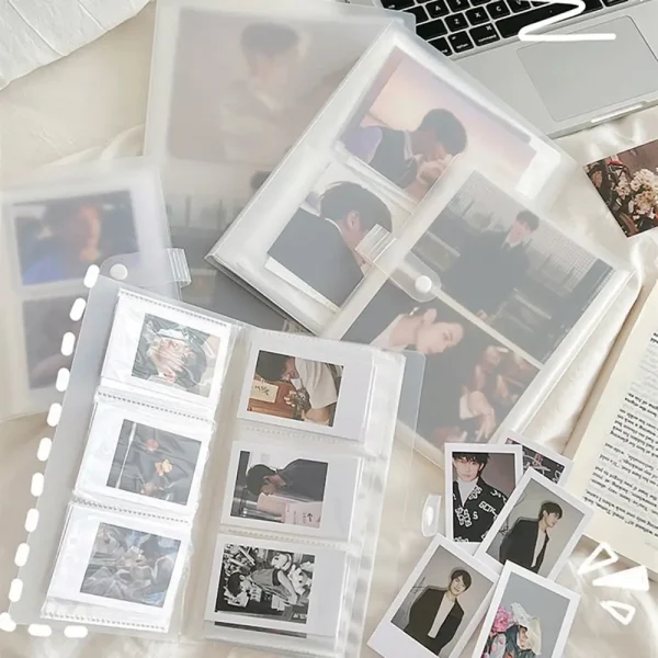 3/4/5/6/7 Inch 80/160 Slots Transparent Photo Album Idol Photocard Holder Collect Book Creative Photo Albums Picture Card Holder 3
