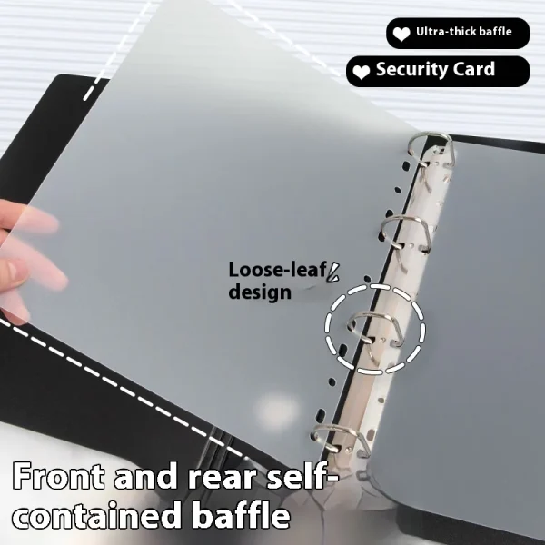 Large Capacity A4 Nine-Grid Photo Album 3-Inch Photo Storage and Collecting Binder for Small Cards Photocard Holder 2