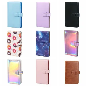 108 Pockets Instant Camera Photo Album Suede Surface PU Leather 3 Inch Pictures Storage Case for Fujifilm Instax mini 11/9/EVO 1