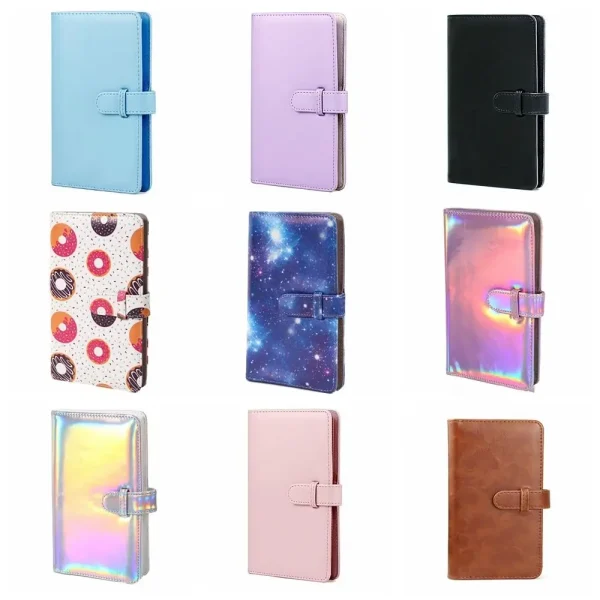 108 Pockets Instant Camera Photo Album Suede Surface PU Leather 3 Inch Pictures Storage Case for Fujifilm Instax mini 11/9/EVO 1