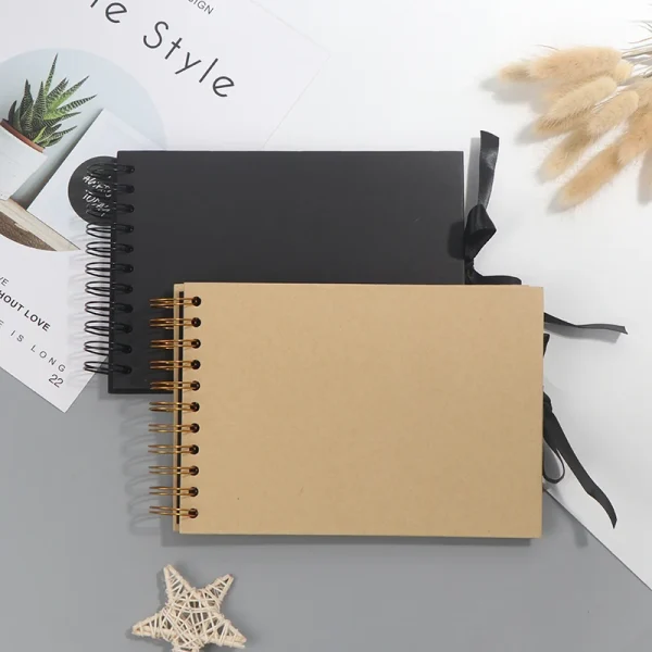 Photo Albums 30 Black Pages Memory Books A4 Craft Paper DIY Scrapbooking Picture 3