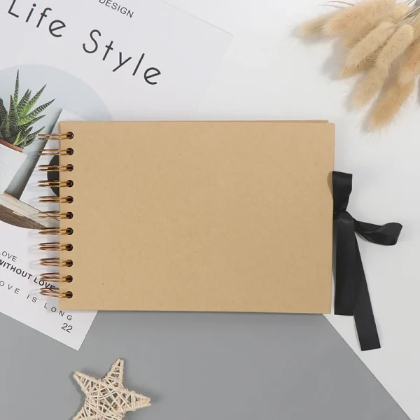 Photo Albums 30 Black Pages Memory Books A4 Craft Paper DIY Scrapbooking Picture 5