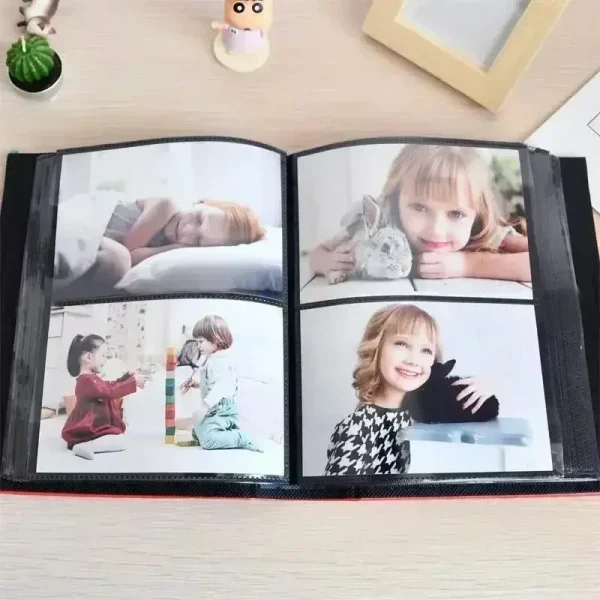 6Inch 4"*6" 4R Pocket Photo Album PU Cover Picture Storage Case Welding Gift Tour Autograph Book Christmas Day Gift Card Binder 2