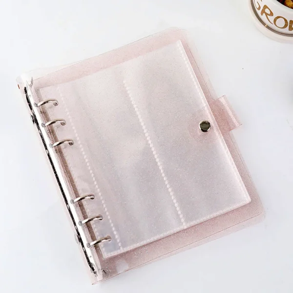 A6 Glitter Photocard Binder 100 Photos for 2x6 Inch Photo Strips Bookmark Photo Booth Frame Album Idole Cards Organizer 5
