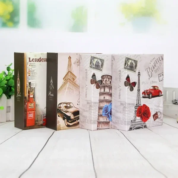 Family 6 Inch 100 Photos 4R Image Art Photo Albums Interstitial Album Classic Retro Photo Album Collection Home Decoration New 1