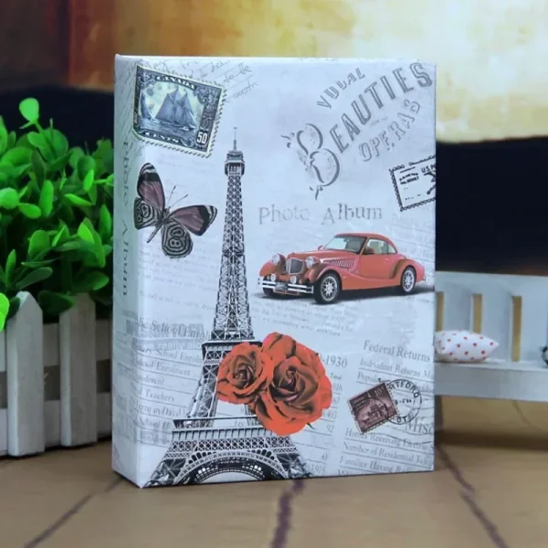 Family 6 Inch 100 Photos 4R Image Art Photo Albums Interstitial Album Classic Retro Photo Album Collection Home Decoration New 4