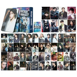 55pcs/box Kpop Photo album MIXTAPE Hyunjin Felix Lee Know Lomo Cards Photocards Fans Collcetion High Quality HD Postcar 1