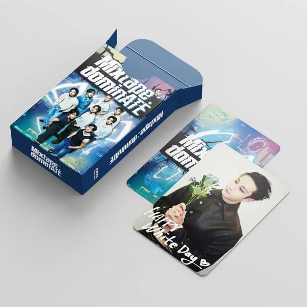 55pcs/box Kpop Photo album MIXTAPE Hyunjin Felix Lee Know Lomo Cards Photocards Fans Collcetion High Quality HD Postcar 3