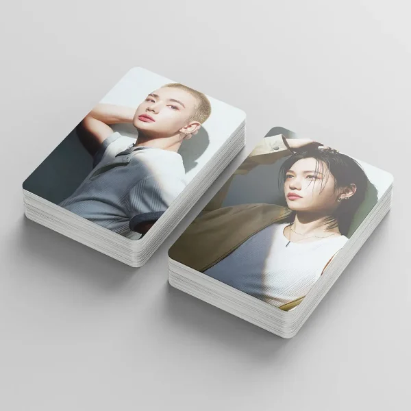 55pcs/box Kpop Photo album MIXTAPE Hyunjin Felix Lee Know Lomo Cards Photocards Fans Collcetion High Quality HD Postcar 5