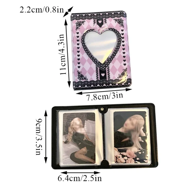 3 Inch Photo Card Album Useful Card Collect Book Idol Picture box Love Picture Storage Case Scrapbook Inch Picture Album 6