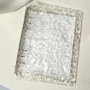 A5/A8 Photocards Holder Water Ripple Transparent Photo Album Loose-leaf Binder DIY Detachable Picture Collection Book 1