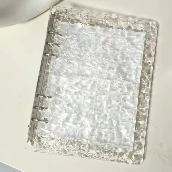 A5/A8 Photocards Holder Water Ripple Transparent Photo Album Loose-leaf Binder DIY Detachable Picture Collection Book 1