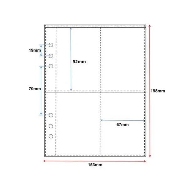 A5/A8 Photocards Holder Water Ripple Transparent Photo Album Loose-leaf Binder DIY Detachable Picture Collection Book 2
