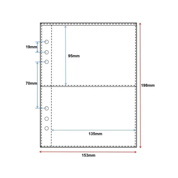 A5/A8 Photocards Holder Water Ripple Transparent Photo Album Loose-leaf Binder DIY Detachable Picture Collection Book 3