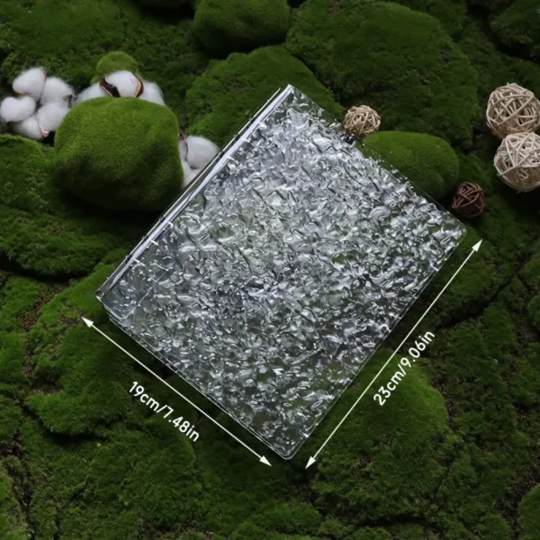 A5/A8 Photocards Holder Water Ripple Transparent Photo Album Loose-leaf Binder DIY Detachable Picture Collection Book 5
