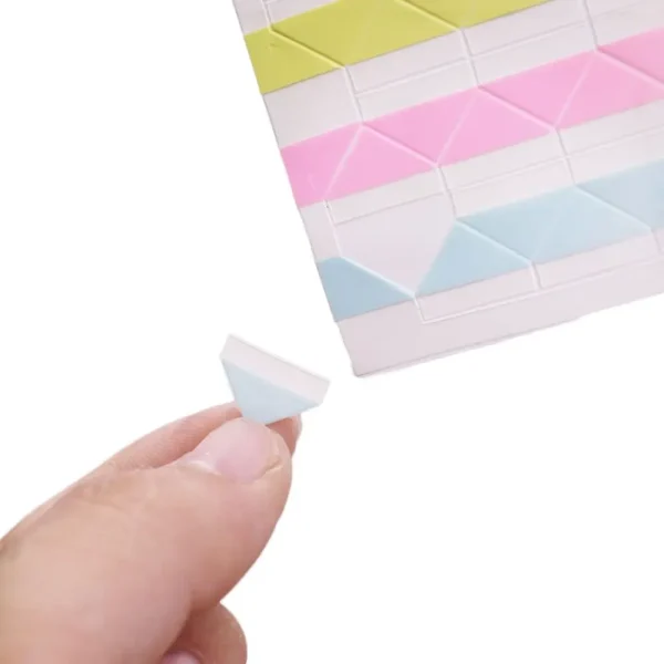 10sheets/24Pcs Colorful Photo Corner Scrapbook Paper Handmade Picture Frame Stickers DIY Home Decor 4