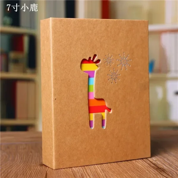 100 Pockets 6 inch Photo Album Picture Storage Frame for Kids Children Gift Scrapbooking Picture Case Photo Album 5