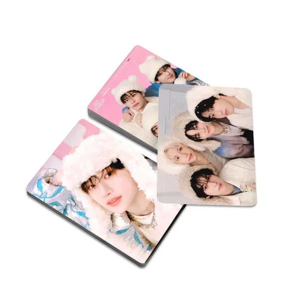 55pcs/set Kpop Photo album SKZ'S Clock Lee Know Hyunjin Changbin Lomo Cards Photocards Fans Collcetion High Quality HD Postcar 3