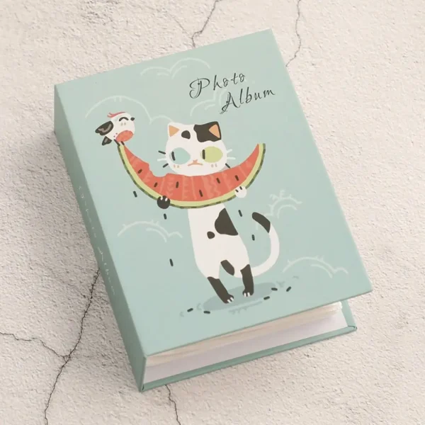 Cute Cartoon 4R Photo Album Multicolor 100PCS  Album Collection PVC Memorial Book Creative Photo Albums Recall Good Time 1