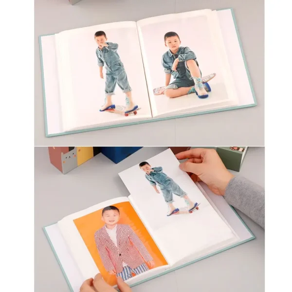 Cute Cartoon 4R Photo Album Multicolor 100PCS  Album Collection PVC Memorial Book Creative Photo Albums Recall Good Time 3
