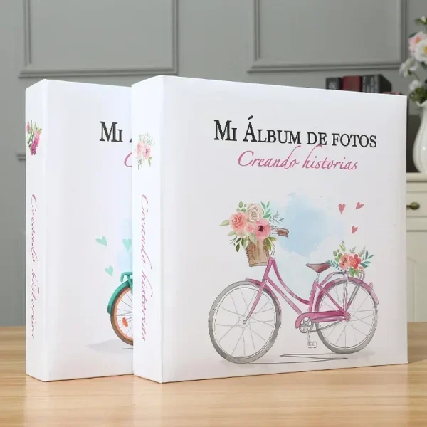 200pcs Large Capacity Hard Shell Paper Interleaf Albums 10x15 Writable Collect Book of Children Growth Photos 6 Inch Photo Album 3