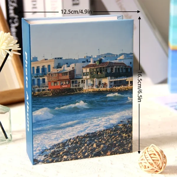 100-Photo 6-Inch Straight Scenic Paper Photo Albums - Beautiful Travel and Nature Themes for Memory Preservation - Durable Paper 2