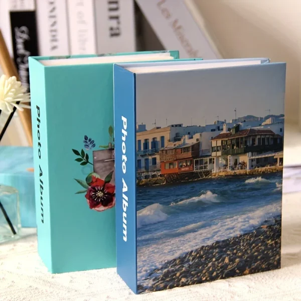 100-Photo 6-Inch Straight Scenic Paper Photo Albums - Beautiful Travel and Nature Themes for Memory Preservation - Durable Paper 4
