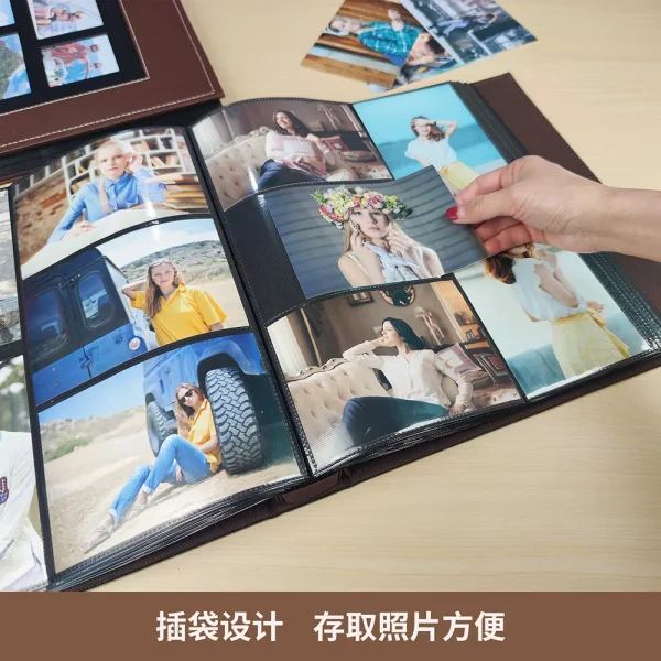 Leather 6-inch family photo album 600 PP photo albums 3