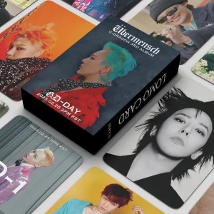 55pcs/box Kpop Photo album G-Dragon Übermensch POWER Lomo Cards Photocards for Fans Collcetion High Quality HD Postcar Gifts 1