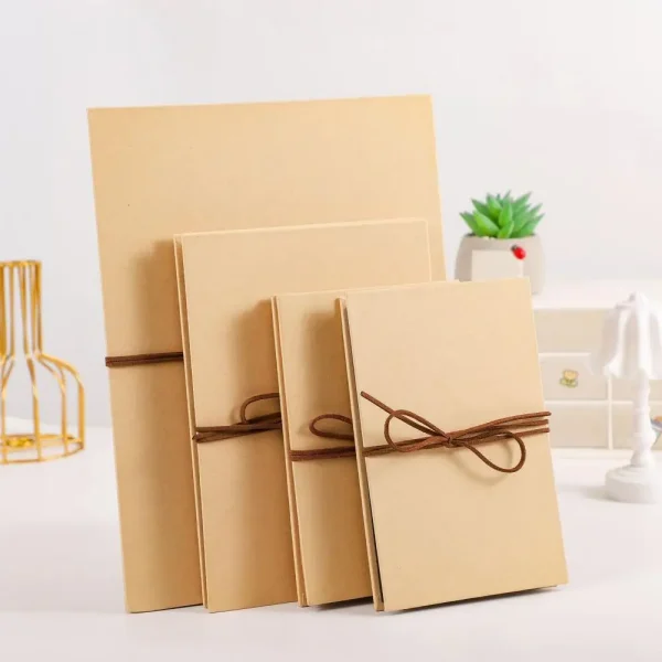 Accordion Photo Album Stretchable Kraft Paper Scrapbook Folding DIY Book Scrapbook Album Gift For Wedding Birthday Graduation 2