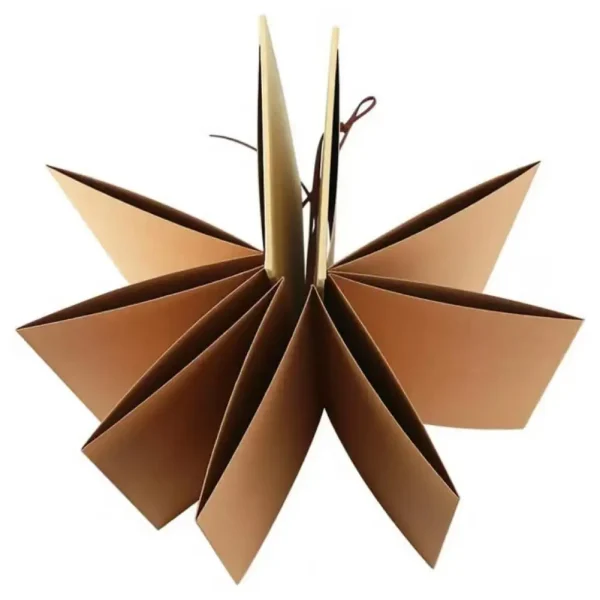 Accordion Photo Album Stretchable Kraft Paper Scrapbook Folding DIY Book Scrapbook Album Gift For Wedding Birthday Graduation 5