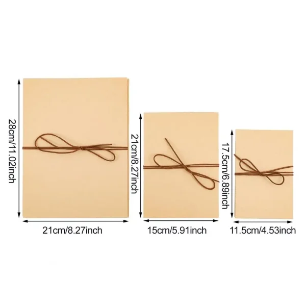 Accordion Photo Album Stretchable Kraft Paper Scrapbook Folding DIY Book Scrapbook Album Gift For Wedding Birthday Graduation 6