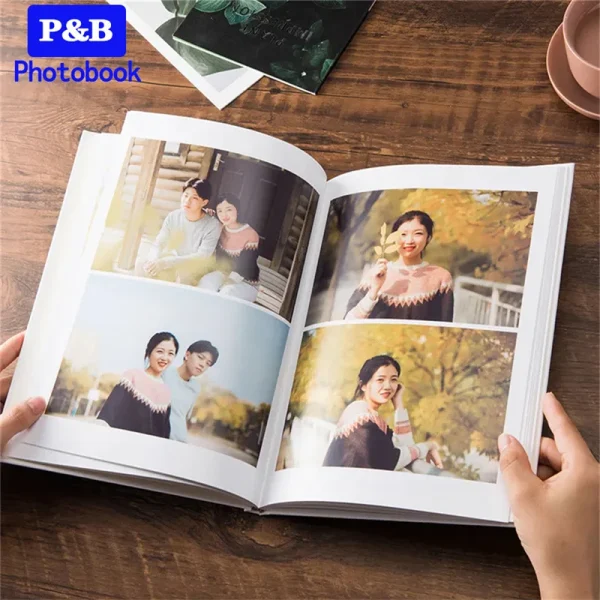 12inch DIY customized photo to Photobook album souvenir book for couple wedding Graduation travel presents birthday gift 1