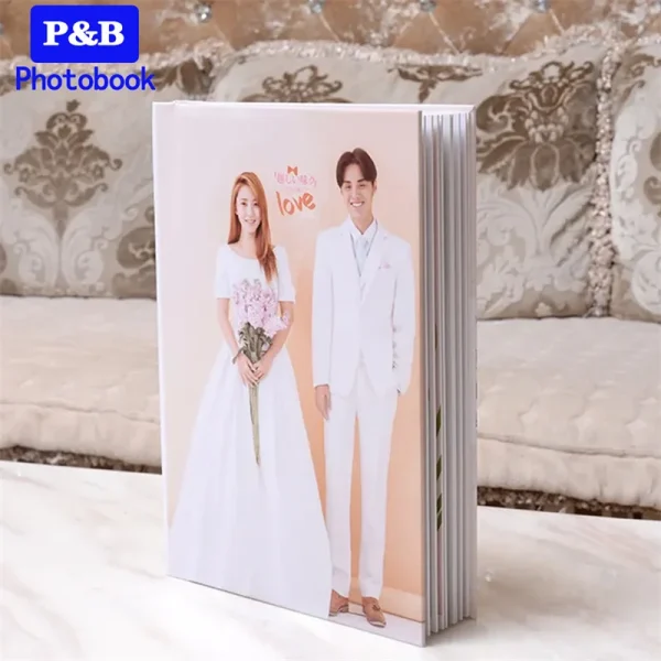 12inch DIY customized photo to Photobook album souvenir book for couple wedding Graduation travel presents birthday gift 2