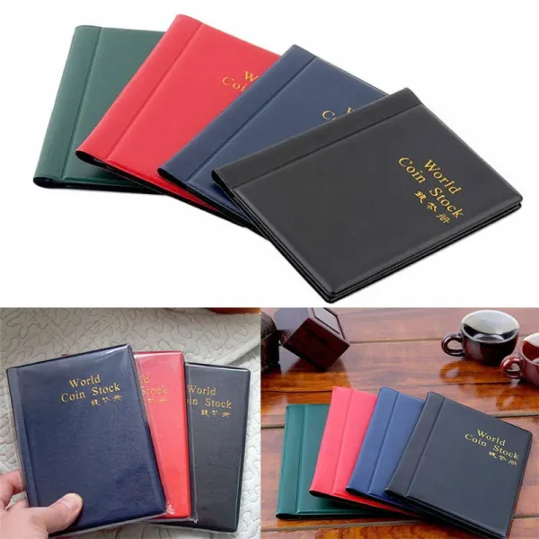 60/120 Pockets Album For Coinning Collection Book Home Decoration Photo Album Coinning Album Holders Collection Book Scrapbook 3