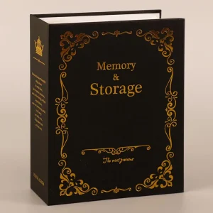 6Inch Photo Album Bronzing Design Anti-aging Inserted Type Storing 100 Pockets Family Memory DIY Vintage Picture Album Book Home 1