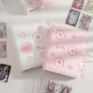 A5 3/5/7inch Small Card Storage Plush Photo Album Binder Photocard Collection Books Loose-leaf Photocard Holder 1