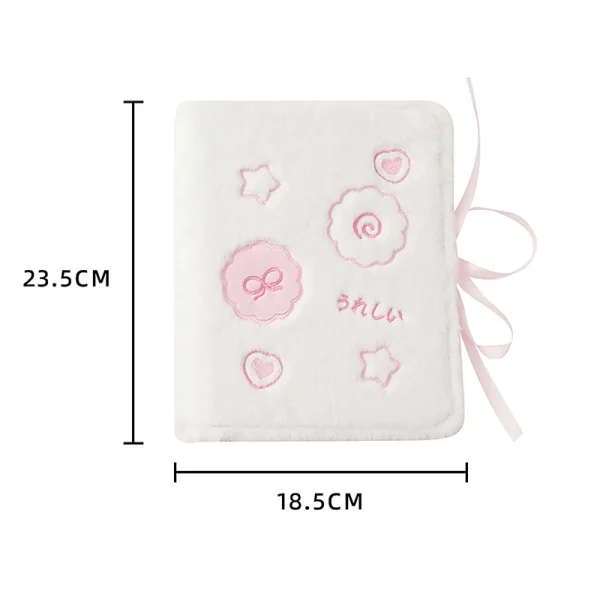 A5 3/5/7inch Small Card Storage Plush Photo Album Binder Photocard Collection Books Loose-leaf Photocard Holder 6