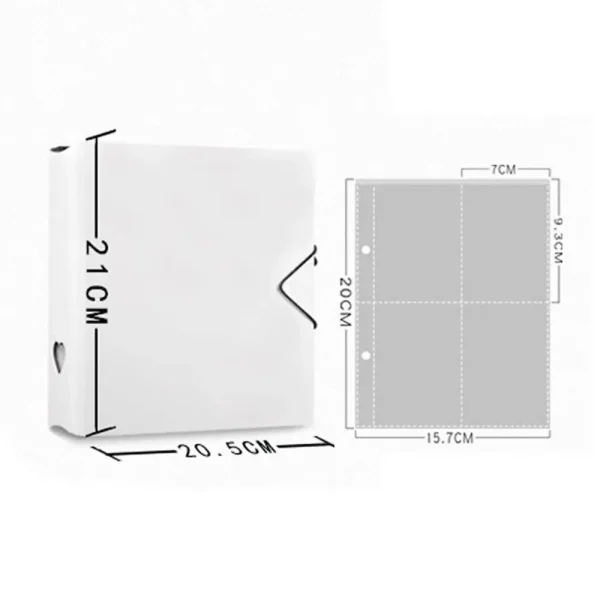 A5 Starlight Macaron Color Album Photocard Binder INS Girl Heart 3Inch Album Interstitial Small Card Storage Book Stationery 6