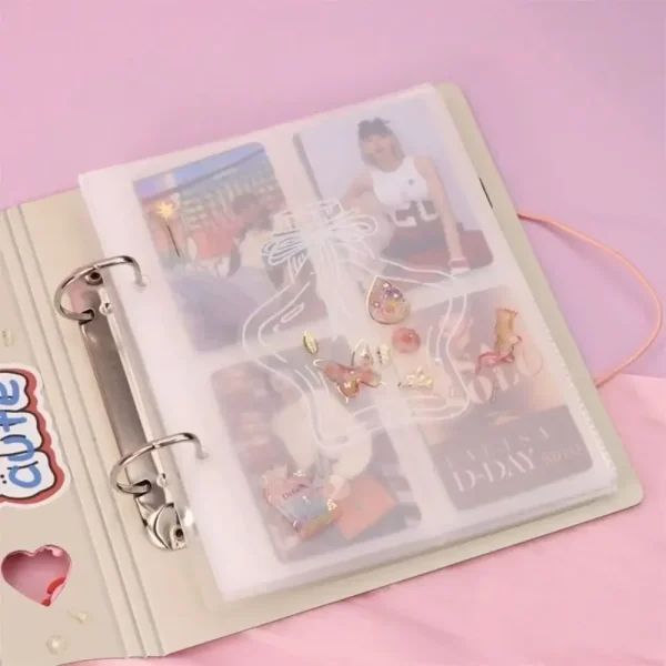 PP Photocard Binder New Stationery A5 Hollow Album Card Storage Card Storage Album Photo 3