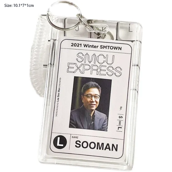 Ins Photocard Holder Idol Photo Protector Photo Binder Idol Photo Sleeves Holder Pearl Keychain Student Stationery Supplies 6