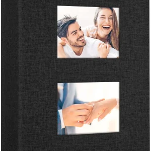 Photo Album 4x6, Small Linen Cover Photo Albums holds 200 Pockets, Photo Albums Slip in for 4x6 Photos, Baby Photo albums Ideal 1