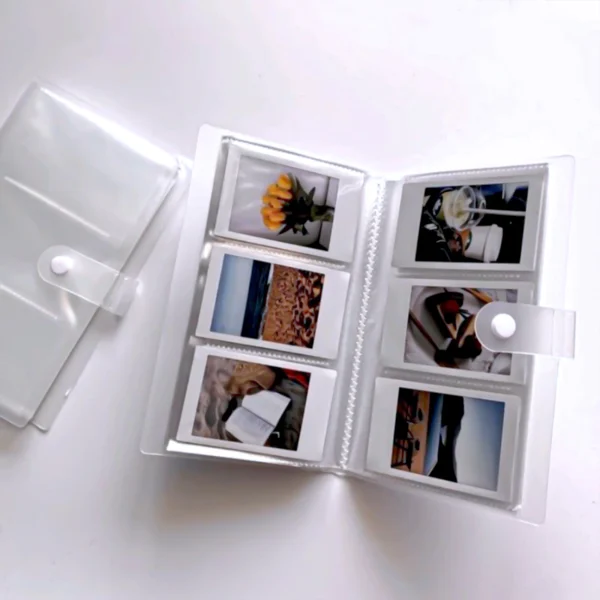 Transparent Photo Album Mini Polaroid Album Photo Card Train Ticket Card Collection Book Jewelry Card Album Photocards Holder 1